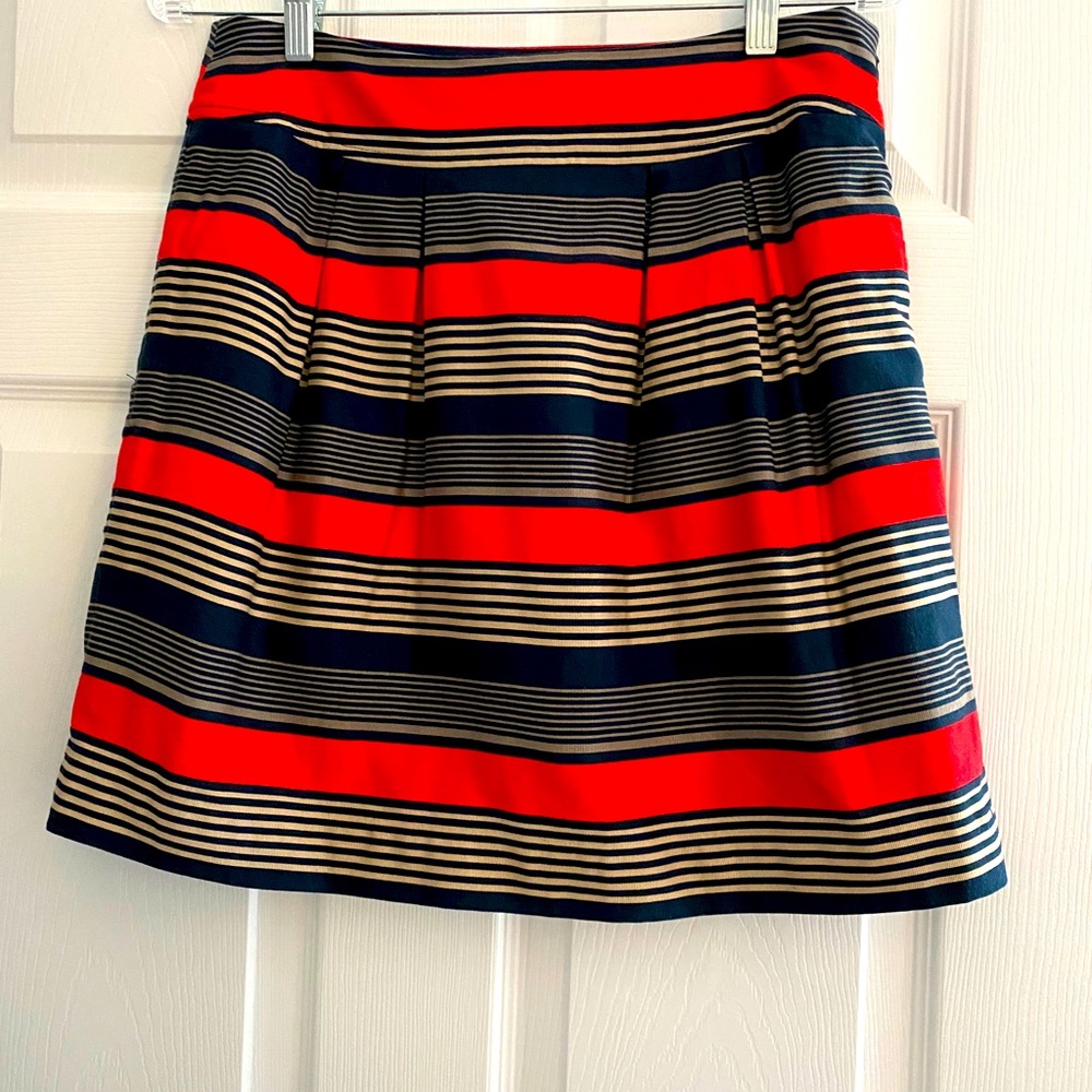 Banana Republic A-Line Striped Skirt